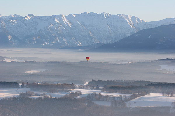 Ballon im Winter