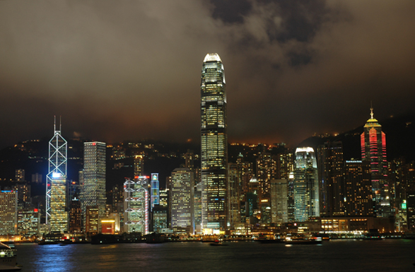 Hongkong bei Nacht