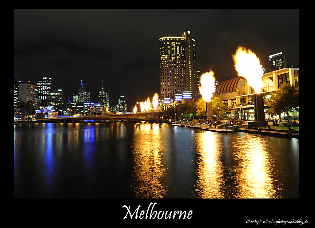 Feuer in Melbourne